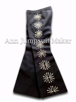 Black Cisco Kid Pant