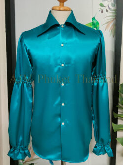 Teal Puffy Shirt